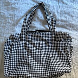 Baggu Cloud Carry On in Gingham